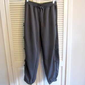 Grey joggers with cute bows in grey - Size XL